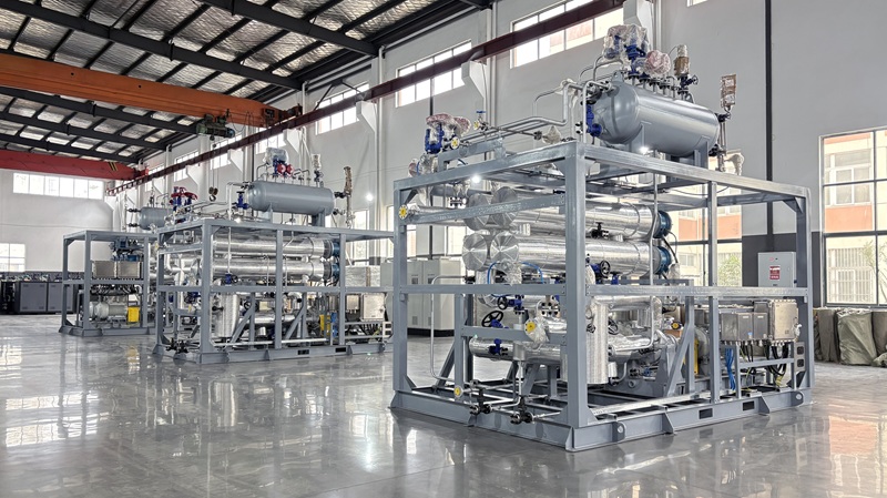 石化聚丙烯造粒機機筒電加熱改導熱油能解決什么痛點？